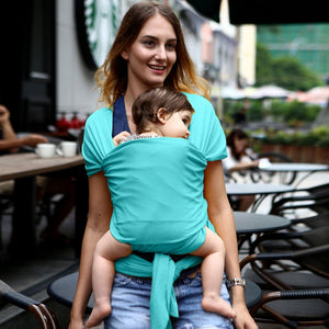 Baby Wrap Carrier for Newborns, Hands Free Infant Carrier Sling