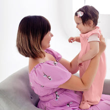 Load image into Gallery viewer, Baby Wearable Blanket, 0.5 TOG Organic Cotton Sleep Bag, Swaddle Transition Sleeping Sack with 2-Way Zipper, XOXO/Dusty Rose