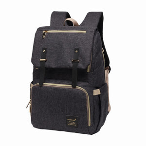 Multi-functional Diaper Bag Backpack with Built-in USB Charging Port and Rechargeable Holder for Bottle