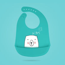 Load image into Gallery viewer, Adjustable Silicone Bibs for Baby Girls and Boys