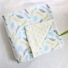 Load image into Gallery viewer, Super Soft Baby Blanket Double Layer Minky with Dotted Backing