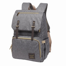 Load image into Gallery viewer, Multi-functional Diaper Bag Backpack with Built-in USB Charging Port and Rechargeable Holder for Bottle