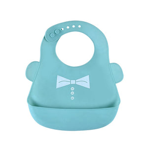 Adjustable Silicone Bibs for Baby Girls and Boys