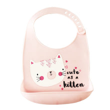 Load image into Gallery viewer, Adjustable Silicone Bibs for Baby Girls and Boys