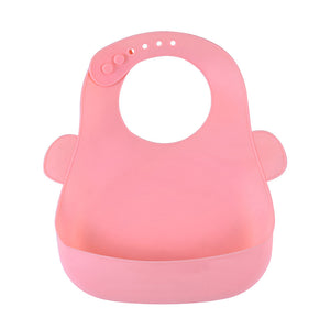 Adjustable Silicone Bibs for Baby Girls and Boys