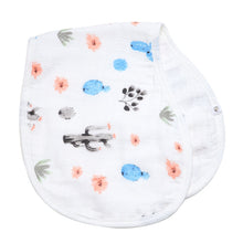 Load image into Gallery viewer, 100% Cotton Bamboo Muslin Burp Cloth, Baby Bibs