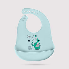 Load image into Gallery viewer, Adjustable Silicone Bibs for Baby Girls and Boys