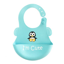 Load image into Gallery viewer, Adjustable Silicone Bibs for Baby Girls and Boys
