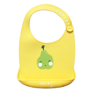 Adjustable Silicone Bibs for Baby Girls and Boys