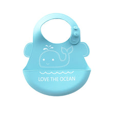 Load image into Gallery viewer, Adjustable Silicone Bibs for Baby Girls and Boys