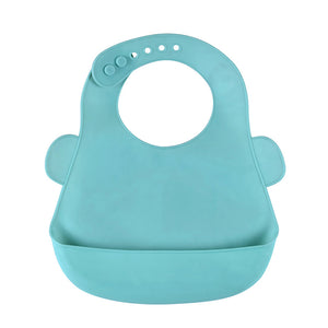 Adjustable Silicone Bibs for Baby Girls and Boys