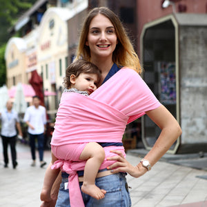 Baby Wrap Carrier for Newborns, Hands Free Infant Carrier Sling